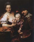 Portrait of the Artist with his Wife and Son